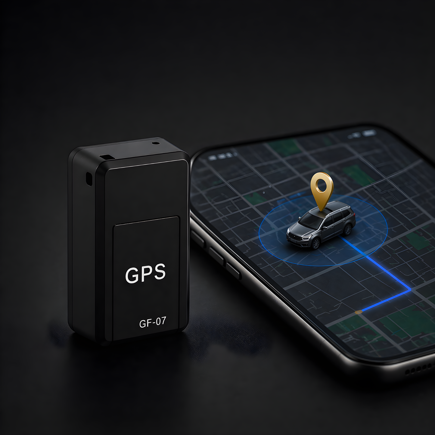 Mini GPS Magnético GF-07 - Rastreo en Tiempo Real 24/7