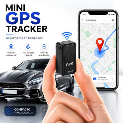 Mini GPS Magnético GF-07 - Rastreo en Tiempo Real 24/7